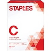 Staples® Copy Paper, 8 1/2" x 11", 500/Ream (135855/135855WH)